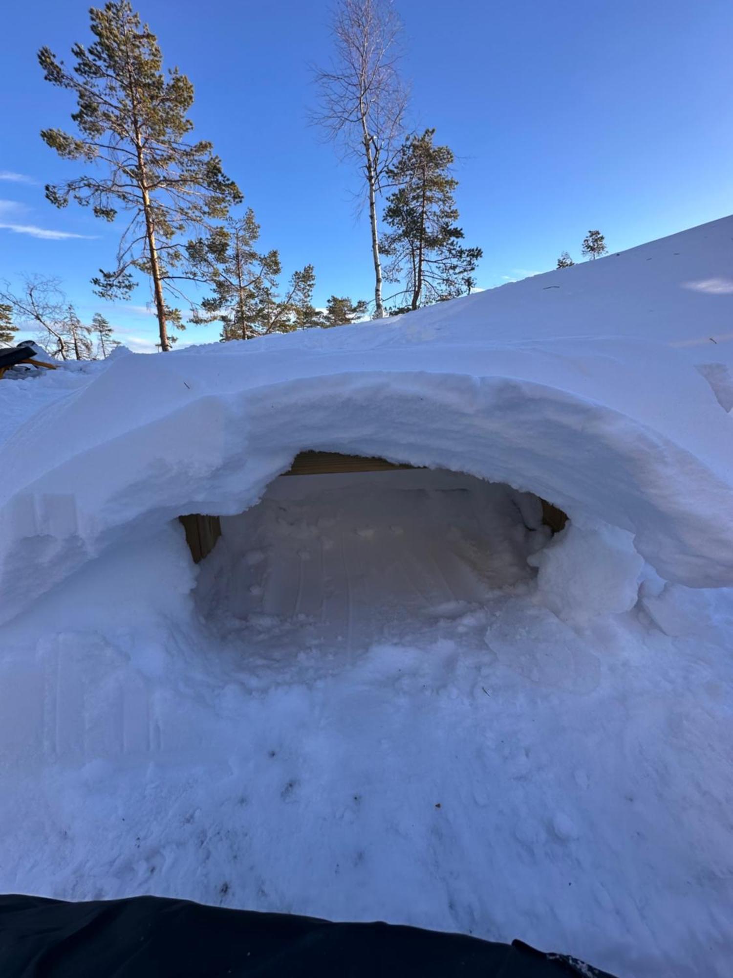 Modern Northern Lights Cabin Drangedal Экстерьер фото